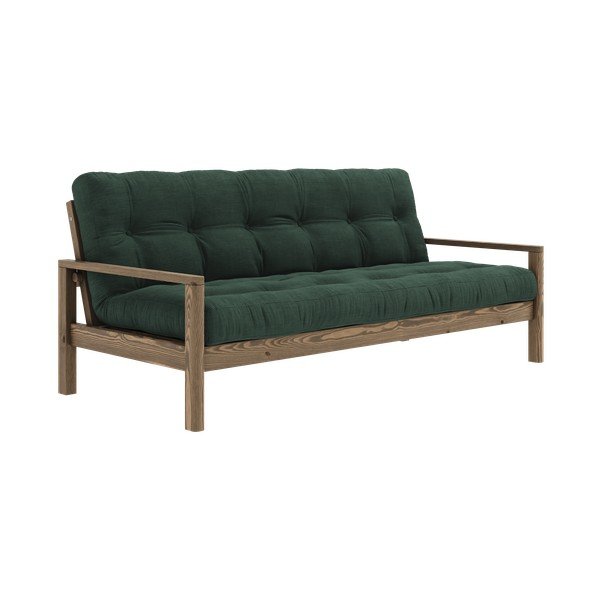 Sulankstoma sofa tamsiai žalios spalvos 205 cm Knob – Karup Design-image-3