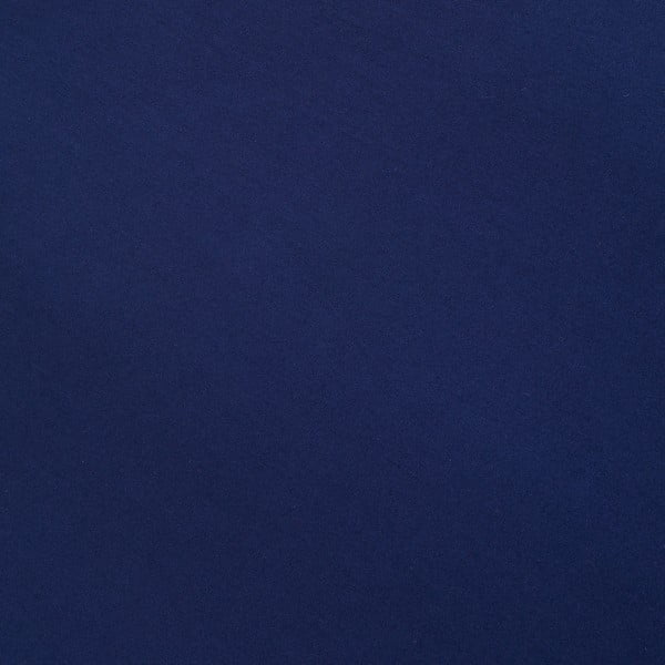 Tamsiai mėlynos spalvos iš medvilninio perkelio paklodė su guma 185x200 cm Cotton Percale – Bianca-image-4
