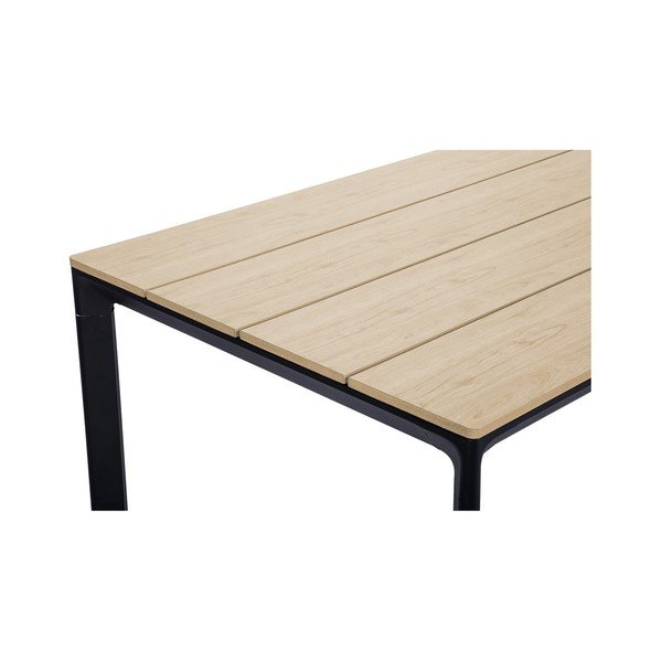 4 juodų valgomojo kėdžių Kai ir stalo Thor komplektas - Bonami Essentials-image-4