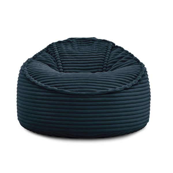 Tamsiai mėlynos spalvos iš kordinio velveto sėdmaišis Socrate – Bobochic Paris