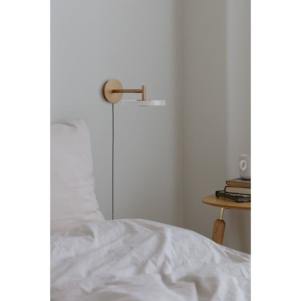 Sieninė lempa kreminės spalvos LED su pritemdymo funkcija ø 15 cm Asteria Wall Short – UMAGE-image-1