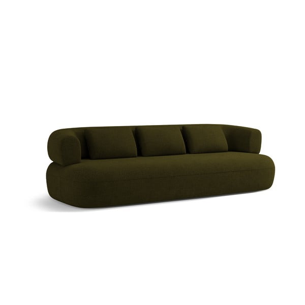 Iš boucle sofa žalios spalvos 226 cm Jenny – Micadoni Home-image-2