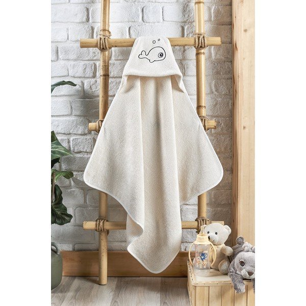 Smėlio spalvos kūdikių rankšluostis iš bambuko ir medvilnės Mila - Lydia&Co-image-3