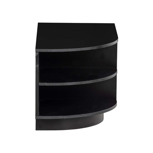 TV spintelė juodos spalvos iš pušies masyvo 78x40 cm Finca – WOOOD-image-4