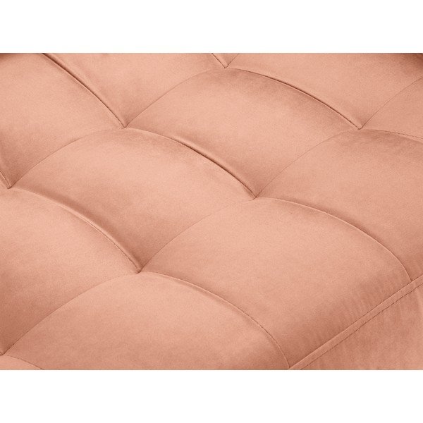 Rožinė aksominė sofa Milo Casa Santo, 174 cm-image-1