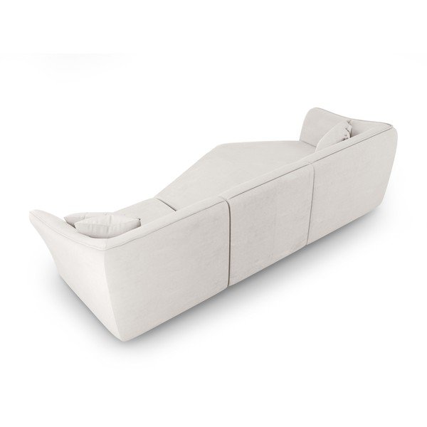 Iš velveto kampinė sofa juodos spalvos Tokyo – Cosmopolitan Design-image-3