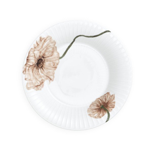 Balta porcelianinė gili lėkštė Kähler Design Hammershøi Poppy, ø 21 cm-image-2