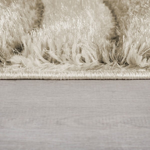 Rankų darbo iš perdirbto pluošto kilimas smėlio spalvos 160x230 cm Velvet – Flair Rugs-image-4
