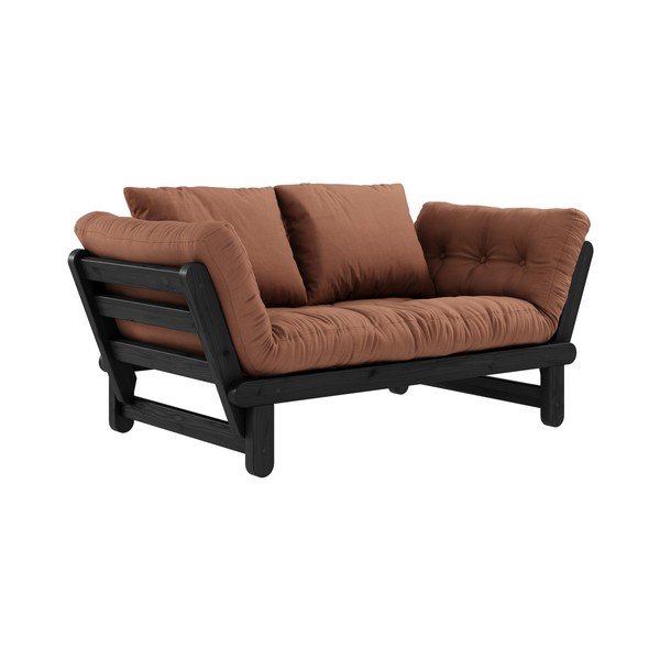 Sulankstoma sofa Karup Design Beat Black/Clay Brown-image-3
