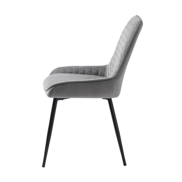 Pilka valgomojo kėdė Milton - Unique Furniture-image-3