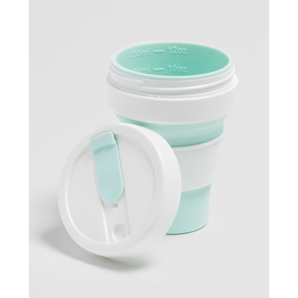 Kelioninis puodelis Stojo Pocket Cup Mint, 355 ml-image-2
