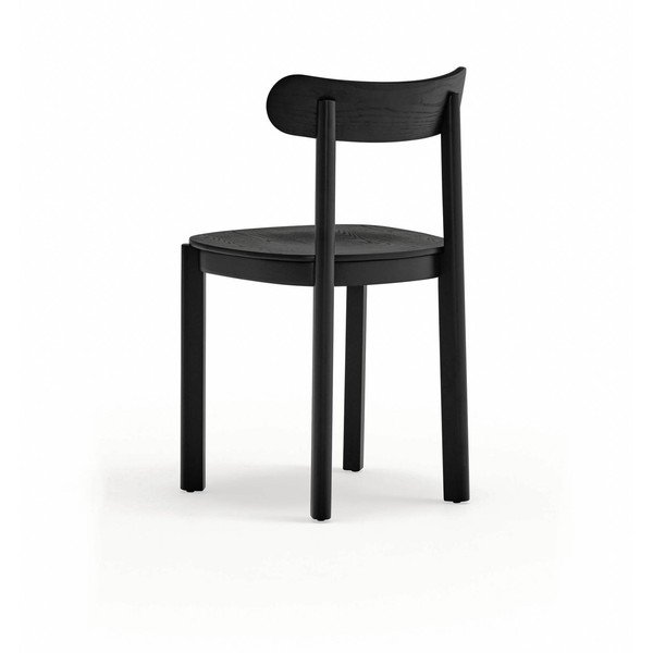 Juodos spalvos valgomojo kėdė iš uosio Nara – Teulat-image-4