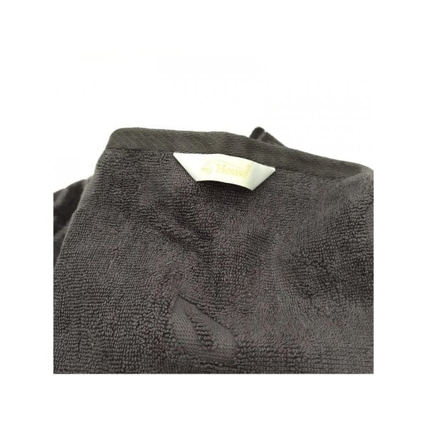 Iš medvilnės vonios rankšluostis tamsiai pilkos spalvos 70x140 cm Skyline – JAHU collections-image-2