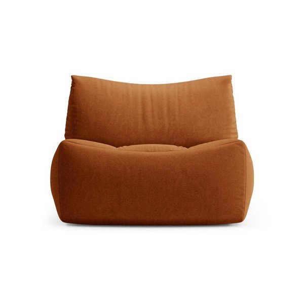 Oranžinės spalvos sėdynės pagalvėlė iš velveto Tove – Micadoni -image-2