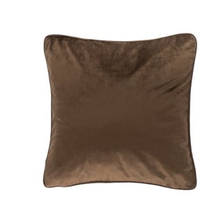 Tamsiai ruda pagalvėlė Tiseco Home Studio Velvety, 45 x 45 cm