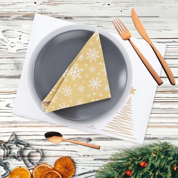 Iš medvilnės padėkliukas su Kalėdų motyvu 25x35 cm Stromek – Orion-image-2