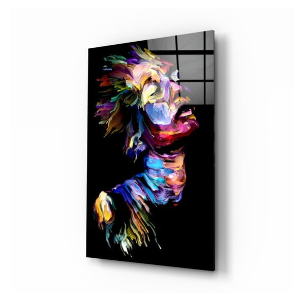 Paveikslas ant stiklo Insigne Effect Woman, 46 x 72 cm