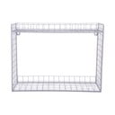 Violetinės spalvos iš plieno kelių aukštų sieninė lentyna 40 cm Reja – PT LIVING