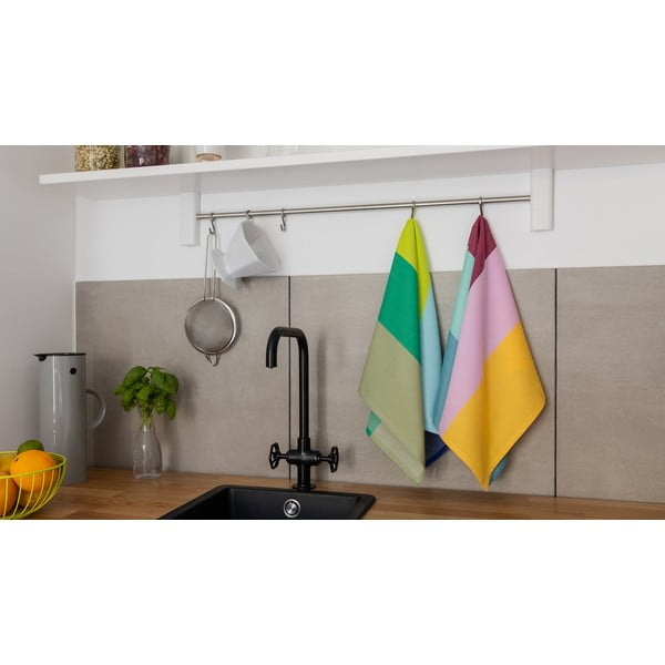 2 medvilninių virtuvinių rankšluosčių rinkinys Remember No. 22, 50 x 70 cm-image-1