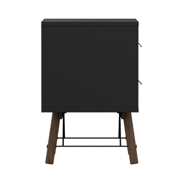 Tamsiai rudos spalvos naktinis staliukas Ry – Tvilum-image-3