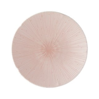Rožinė keraminė lėkštė ø 24 cm ICE PINK - MIJ