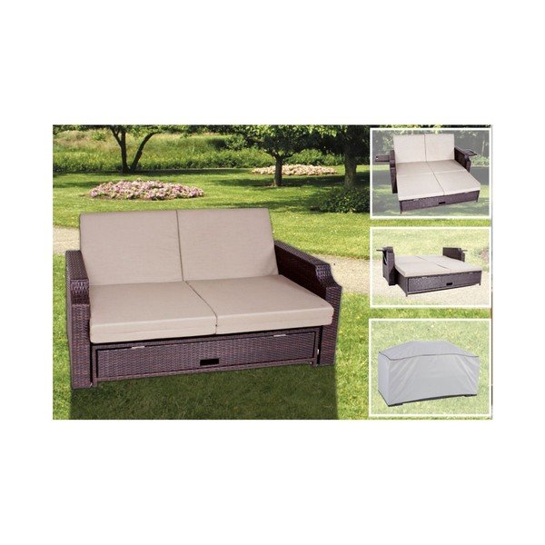 Sodo sulankstomas suolas su saugykla ADDU Monaco-image-1