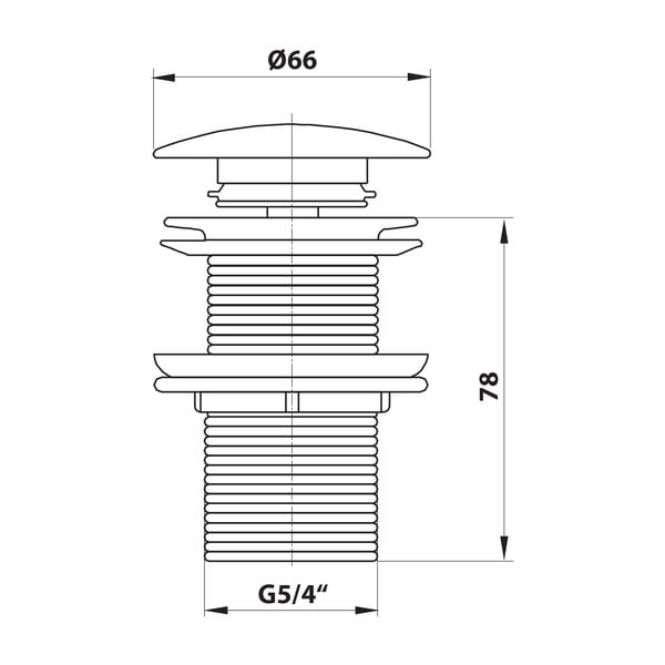 Kamštis kriauklei Aurum – Sapho-image-1