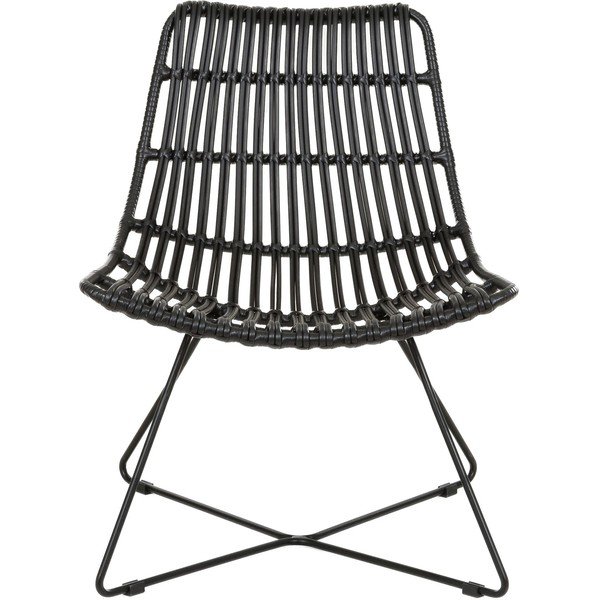 Juodas poliratano krėslas Costa - Westwing Collection-image-2