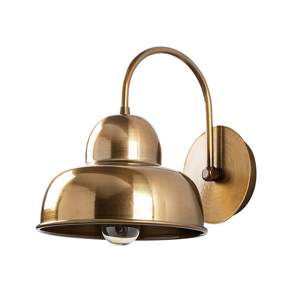 Auksinės spalvos sieninė lempa ø 20 cm Multan – Opviq lights