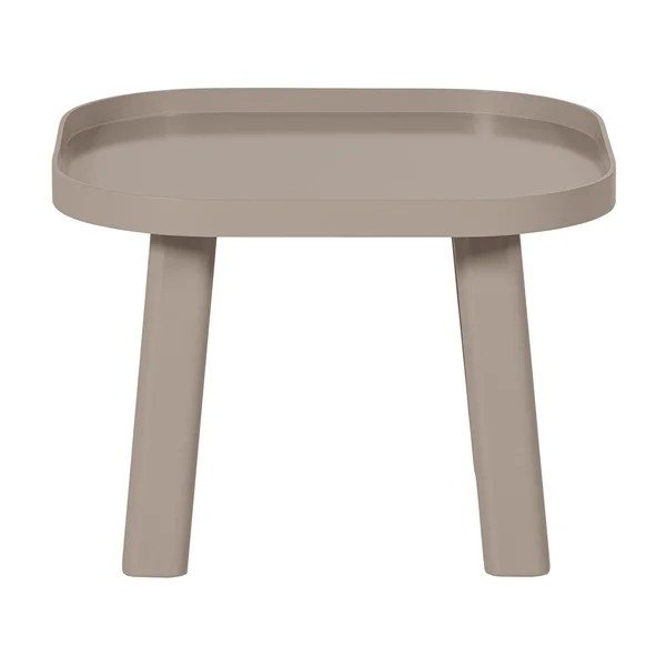 Iš MDF plokštės apvalios formos šoninis stalas ø 60 cm Mosa – WOOOD-image-2