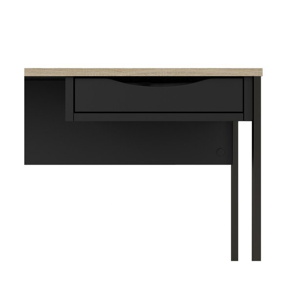 Juodas darbo stalas Tvilum Function Plus, 110 x 48 cm-image-4