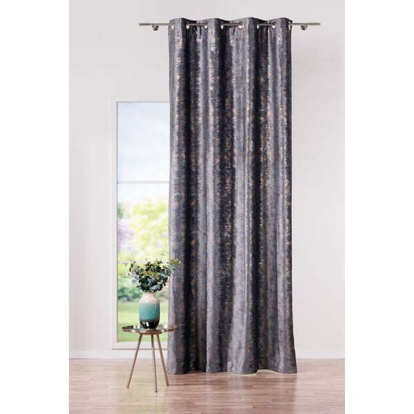 Užuolaida antracito spalvos 140x260 cm Lhasa – Mendola Fabrics-image-1