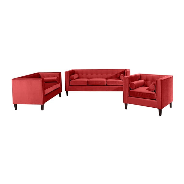 Plytų raudonos spalvos "Max Winzer Jeronimo" sofa, 215 cm-image-1