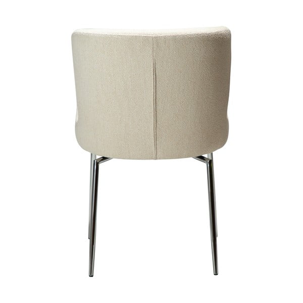 Kreminės spalvos iš audinio valgomojo kėdė Glam – DAN-FORM Denmark-image-2