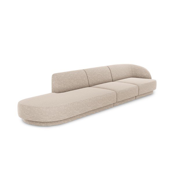 Smėlio spalvos sofa 302 cm Miley - Micadoni Home-image-3