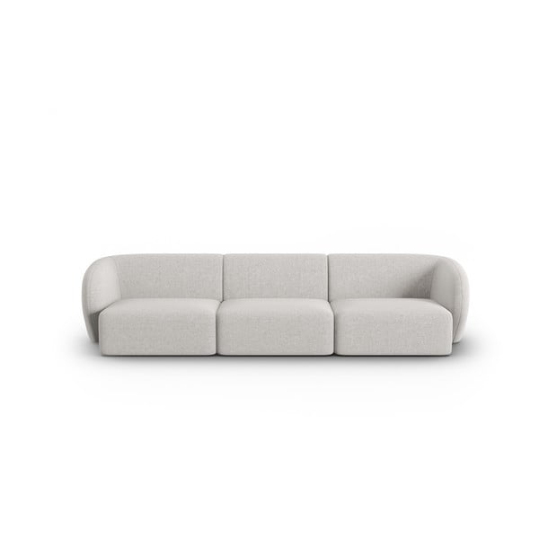 Sofa šviesiai pilkos spalvos 259 cm Shane – Micadoni Home