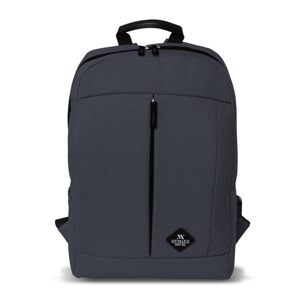 Antracito spalvos kuprinė su USB jungtimi My Valice GALAXY Smart Bag-image-1