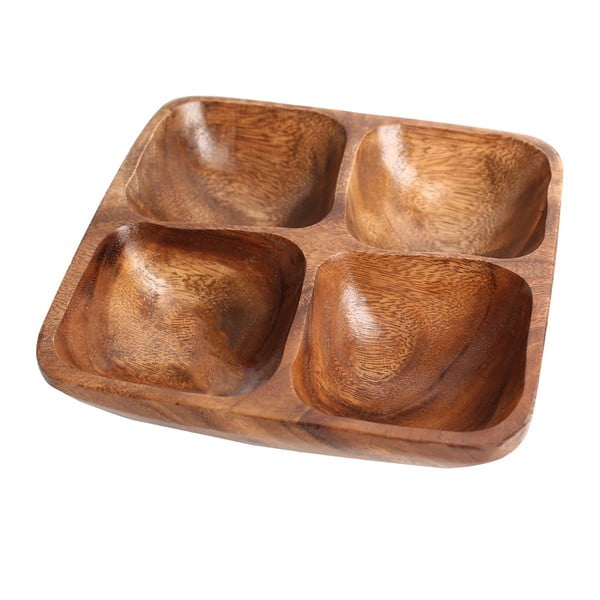 Serviravimo dubuo rudos spalvos iš medienos Kora – Premier Housewares-image-2