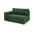 Modulinė sofa žalios spalvos iš kordinio velveto (su kairiuoju kampu) Nihad modular – Bobochic Paris