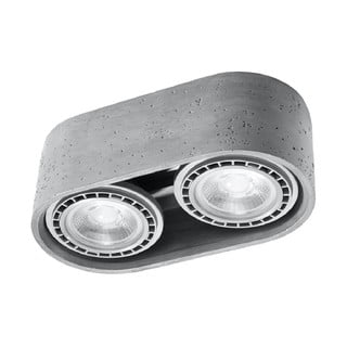 Pilkas prožektorius 27x14 cm Spattio - Nice Lamps