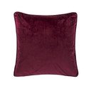 Tamsiai violetinė pagalvėlė Tiseco Home Studio Velvety, 45 x 45 cm