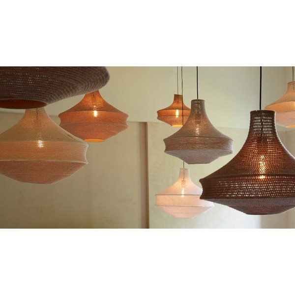 Šviestuvo gaubtas kreminės spalvos ø 60 cm Viggo – Light & Living-image-3