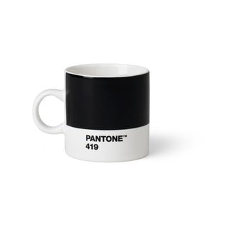 Juodos spalvos puodelis Pantone Espresso, 120 ml