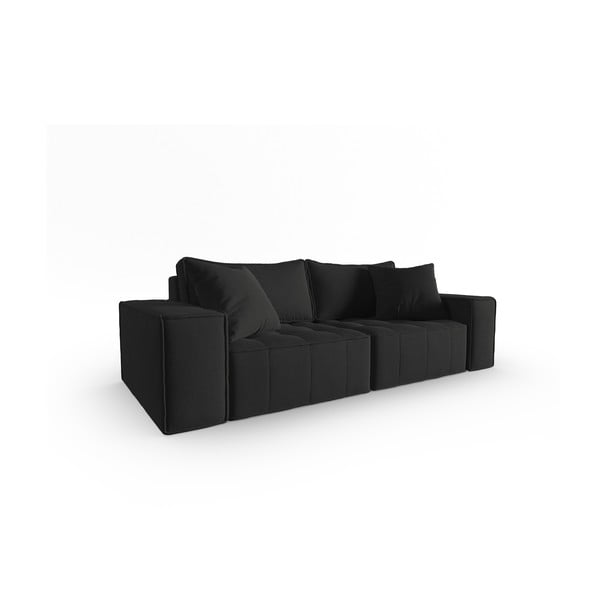 Sofa juodos spalvos 212 cm Mike – Micadoni Home-image-2