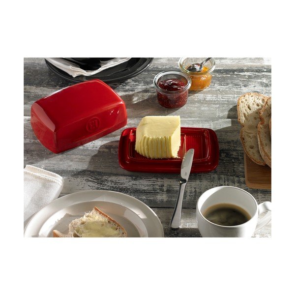 Iš keramikos sviestinė raudonos spalvos – Emile Henry-image-3