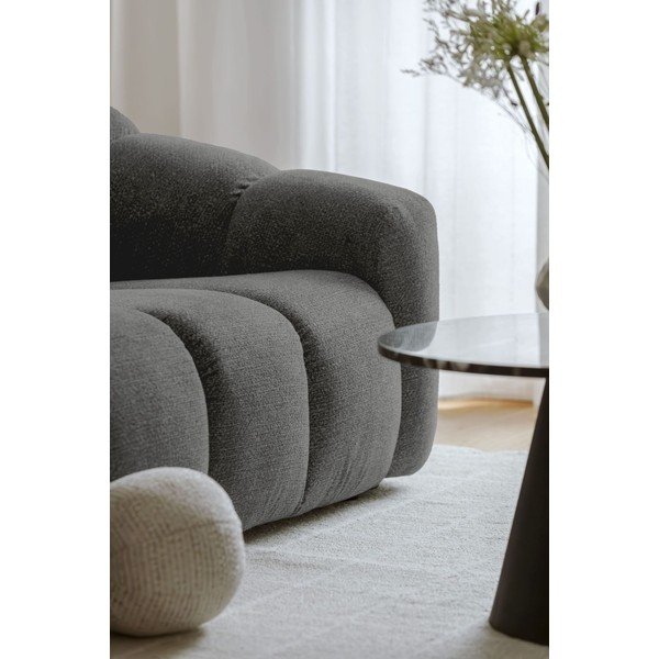 Pilkos spalvos kampinė sofa (su dešiniuoju kampu/„L“ formos) Shell – Miuform-image-4