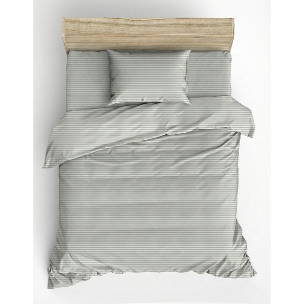 Šalavijo spalvos viengulė patalynė 200x140 cm Stripe  – Mijolnir-image-2
