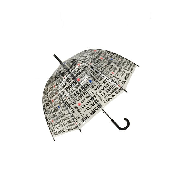 Skaidrus "Ambiance Birdcage France" skėtis, ⌀ 81 cm