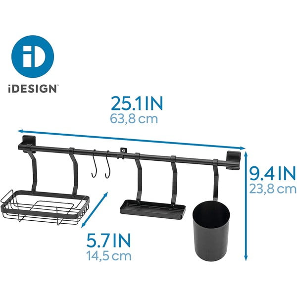 Juodas sieninis dėklas iDesign Austin-image-1