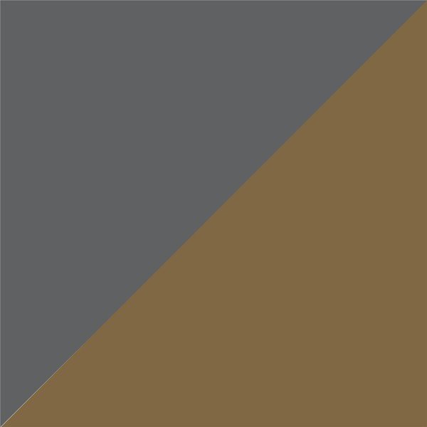 Pilkos ir aukso spalvos lentyna CosmoLiving by Cosmopolitan Ella-image-1